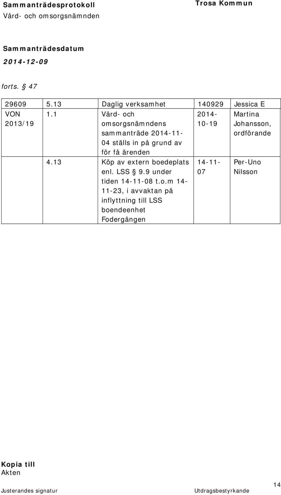 13 Köp av extern boe