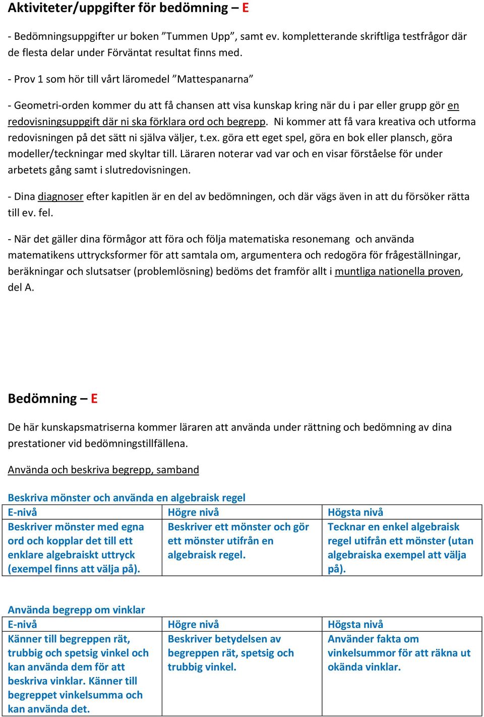 Ni kmmer att få vara kreativa ch utfrma redvisningen på det sätt ni själva väljer, t.ex. göra ett eget spel, göra en bk eller plansch, göra mdeller/teckningar med skyltar till.