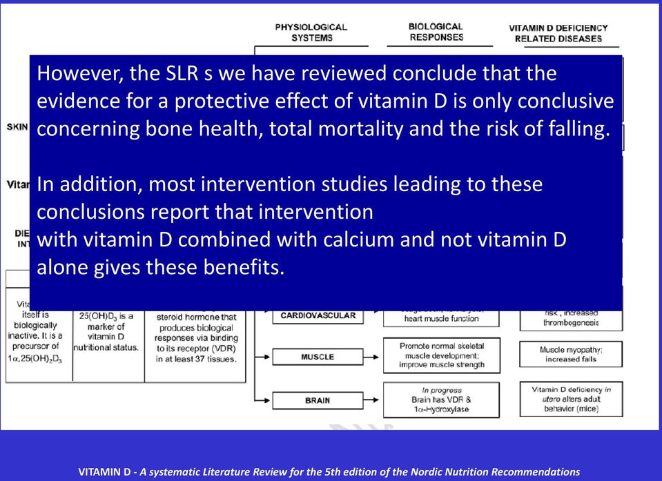 In addition, most intervention studies leading to these conclusions report that intervention with vitamin D