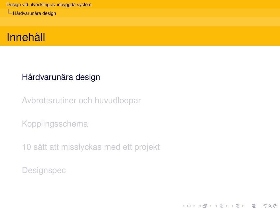 och huvudloopar