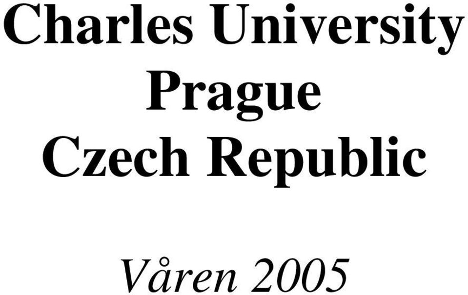 Prague Czech