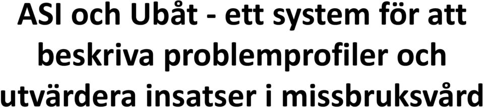 problemprofiler och