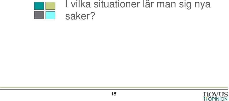 lär man sig