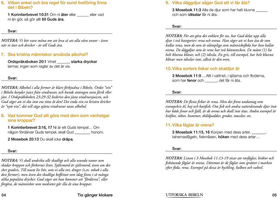Ordspråksboken 20:1 Vinet, starka drycker larmar, ingen som raglar av det är vis. NOTERA: Alkohol i alla former är klart förbjudna i Bibeln.