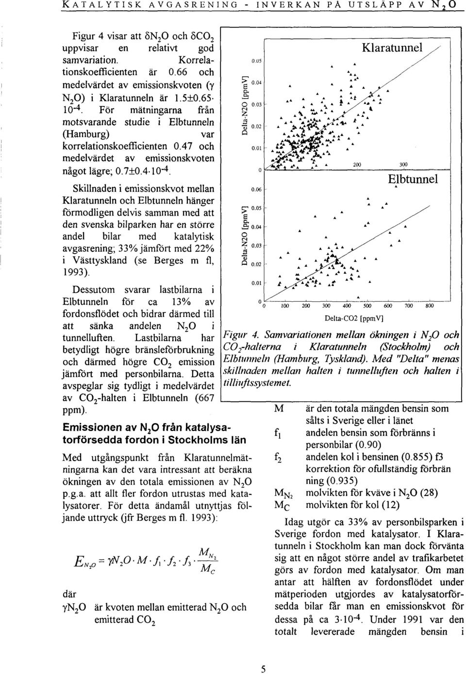 47 och medelvärdet av emissionskvoten något lägre; o. 7±.4 1 o-4.