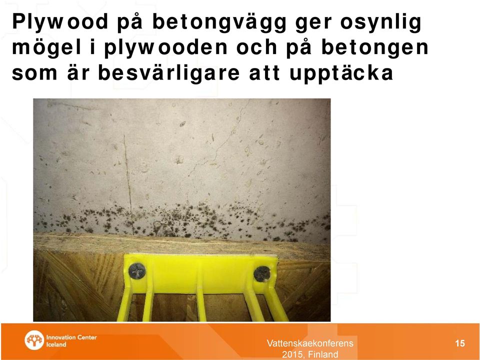 och på betongen som är