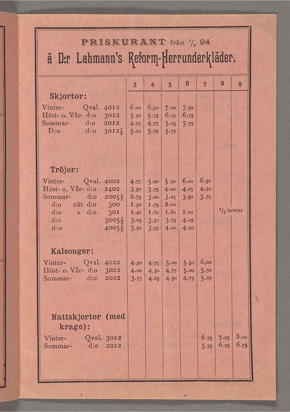 00 8 Tröjor: Vinter- Qval. Höst- o.