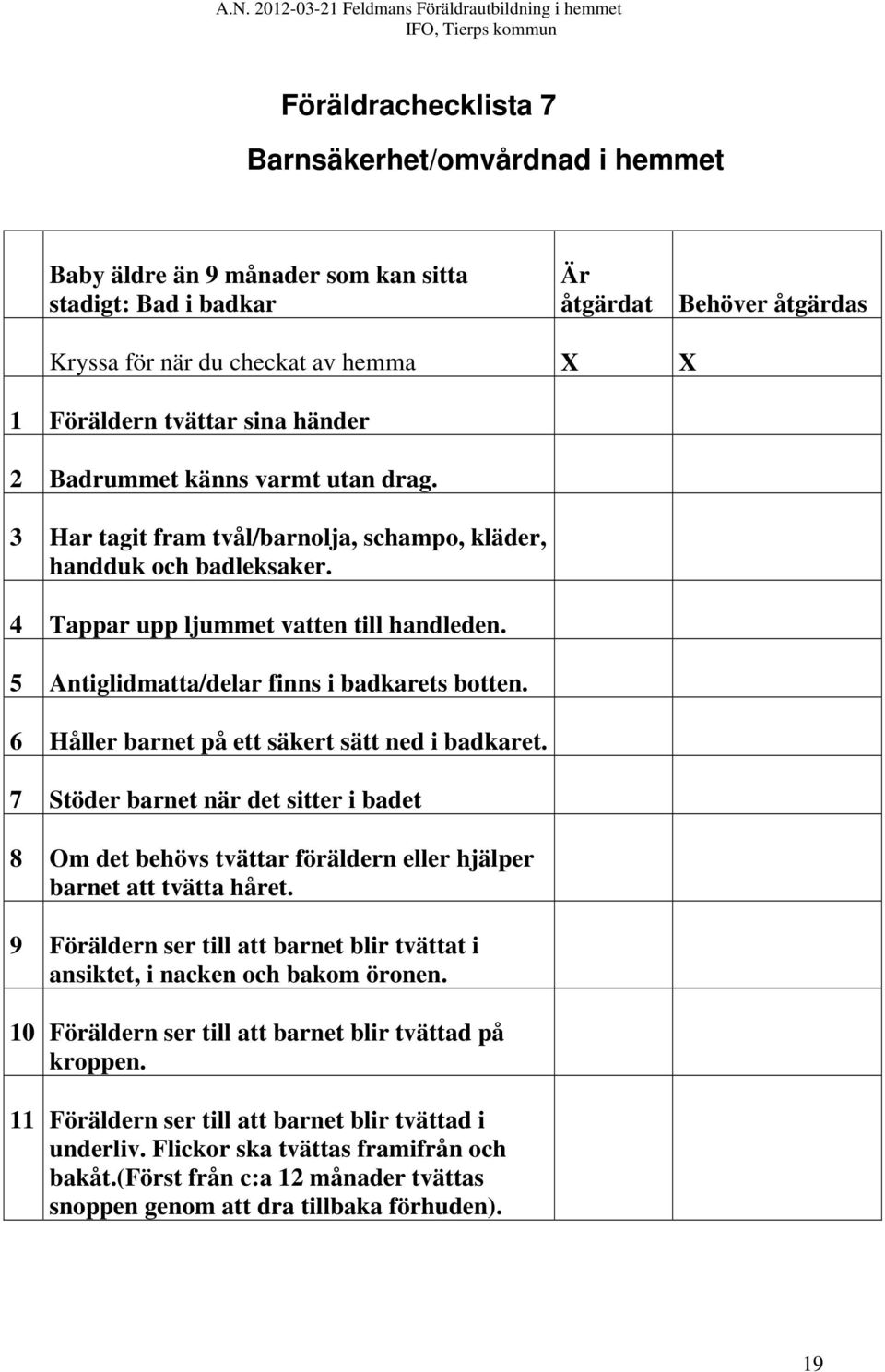 5 Antiglidmatta/delar finns i badkarets botten. 6 Håller barnet på ett säkert sätt ned i badkaret.