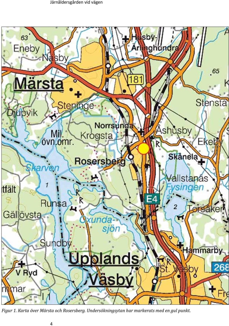 Karta över Märsta och