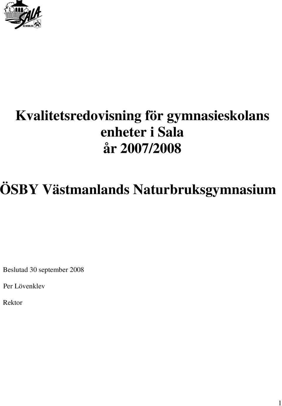 2007/2008 ÖSBY Västmanlands