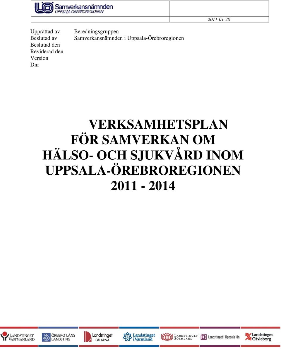 Samverkansnämnden i Uppsala-Örebroregionen