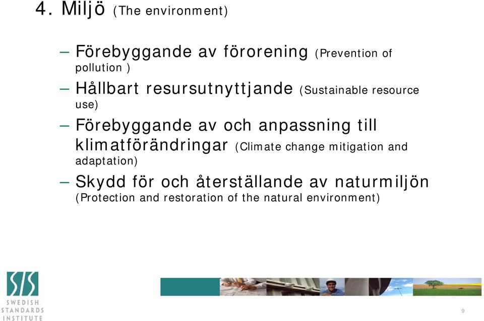 anpassning till klimatförändringar (Climate change mitigation