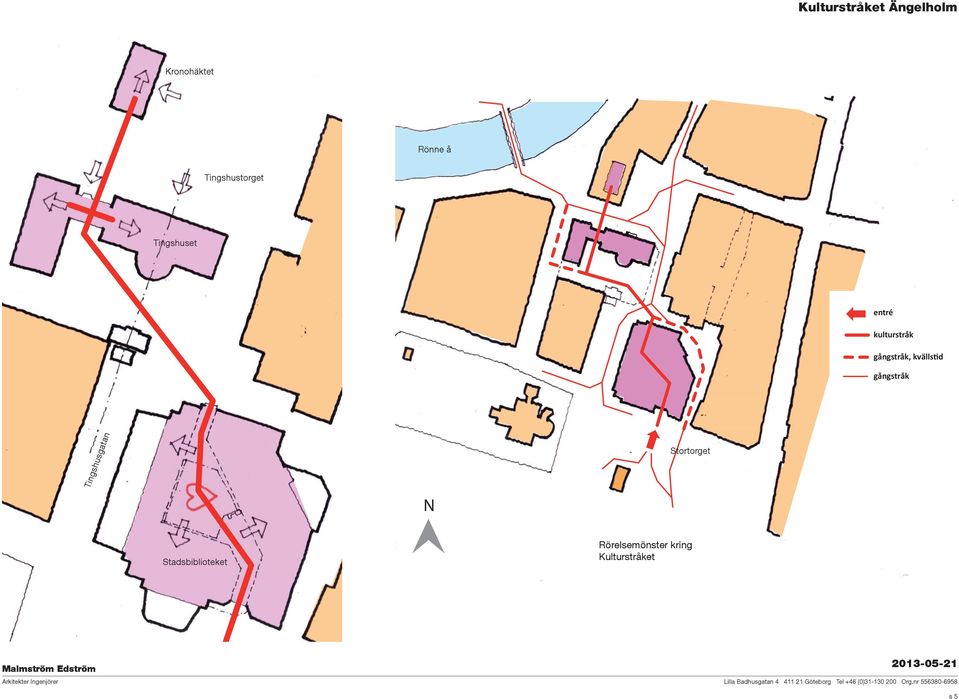gångstråk Tingshusgatan N Stortorget