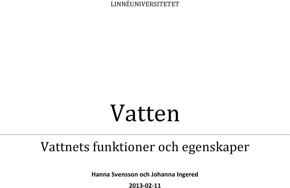 egenskaper Hanna Svensson