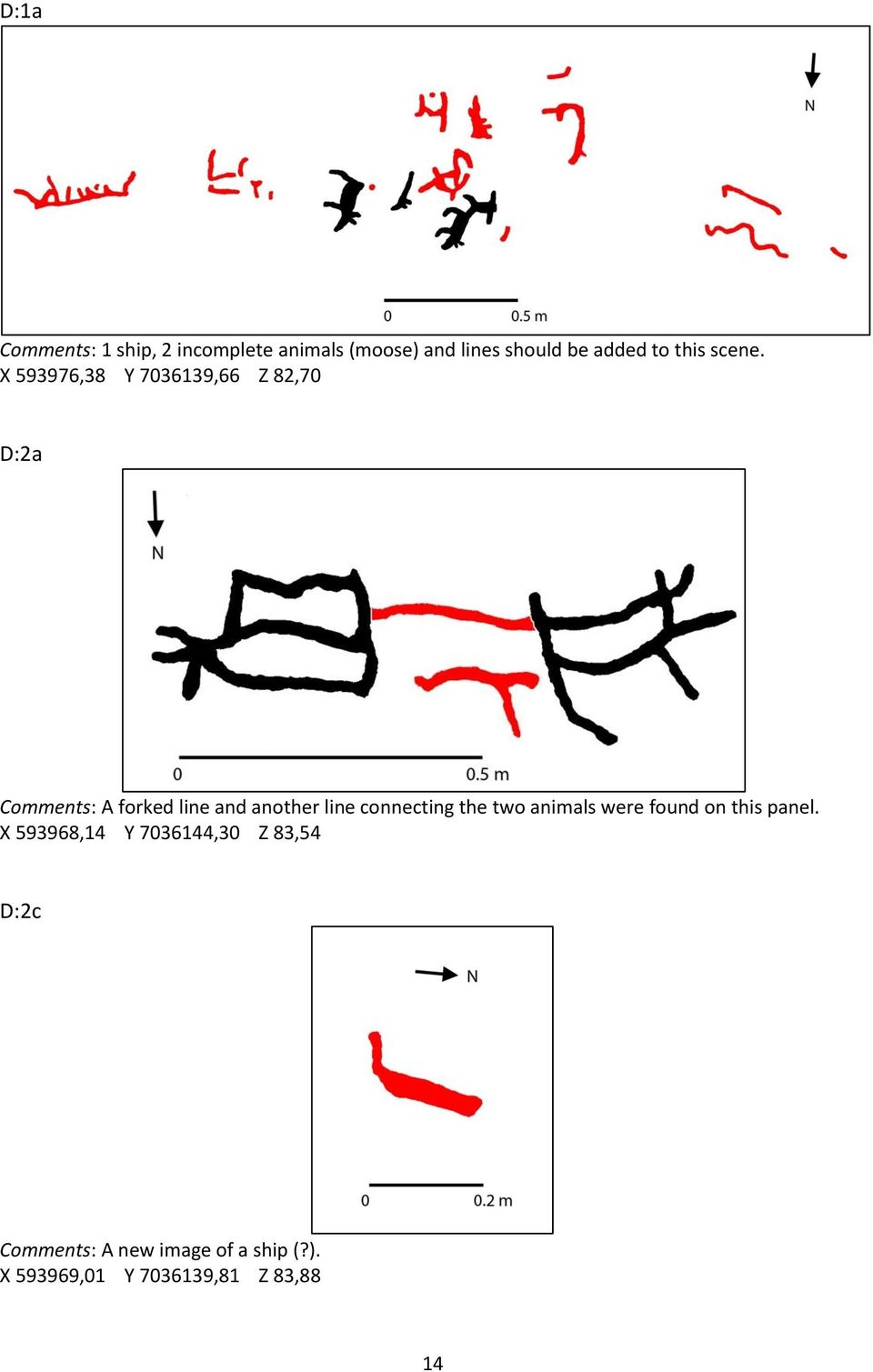 X 593976,38 Y 7036139,66 Z 82,70 D:2a Comments: A forked line and another line