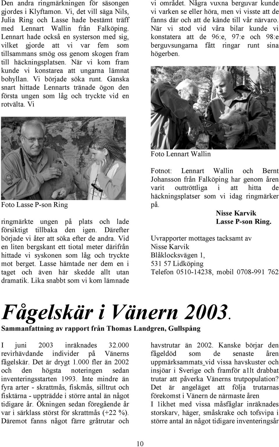 Vi började söka runt. Ganska snart hittade Lennarts tränade ögon den första ungen som låg och tryckte vid en rotvälta. Vi vi området.