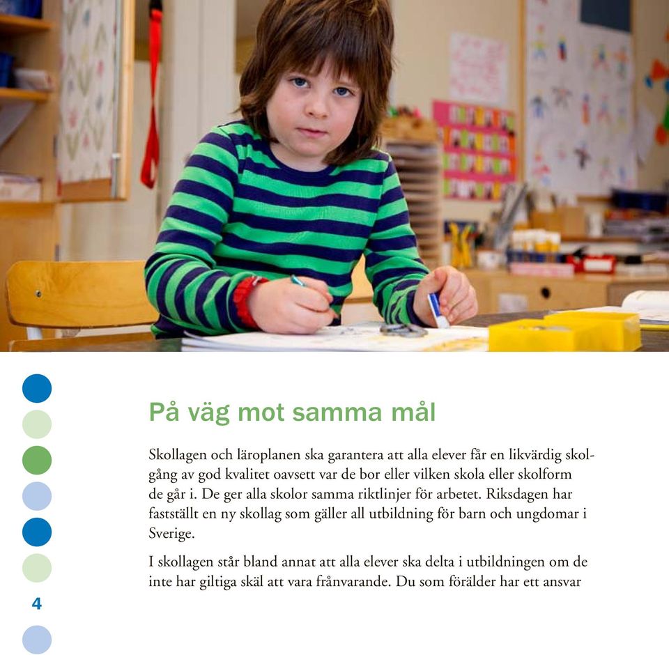 Riksdagen har fastställt en ny skollag som gäller all utbildning för barn och ungdomar i Sverige.