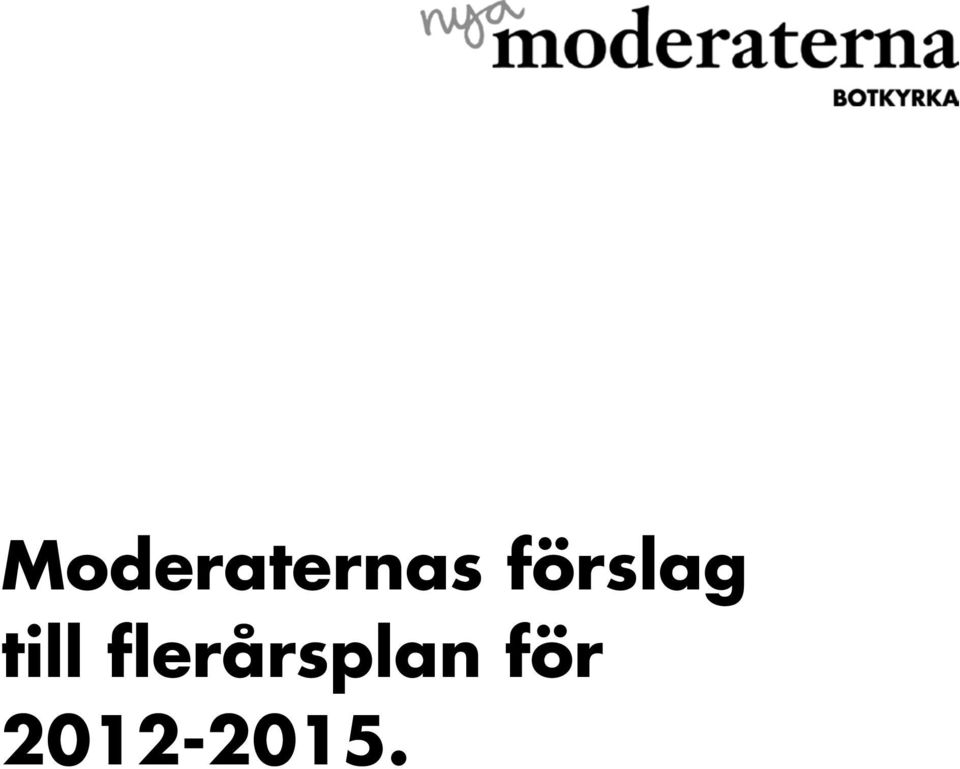 flerårsplan