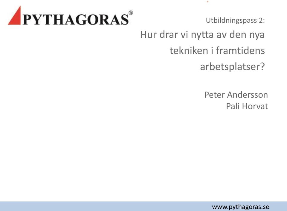 tekniken i framtidens