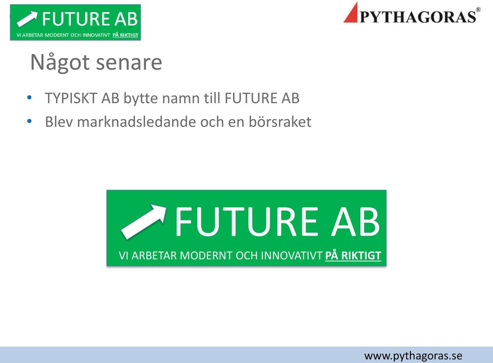 och en börsraket FUTURE AB VI