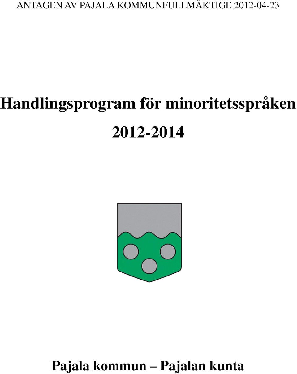 Handlingsprogram för