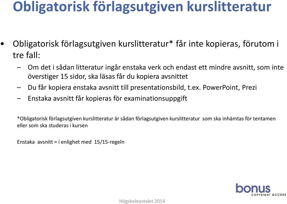 enstaka avsnitt till presentationsbild, t.ex.