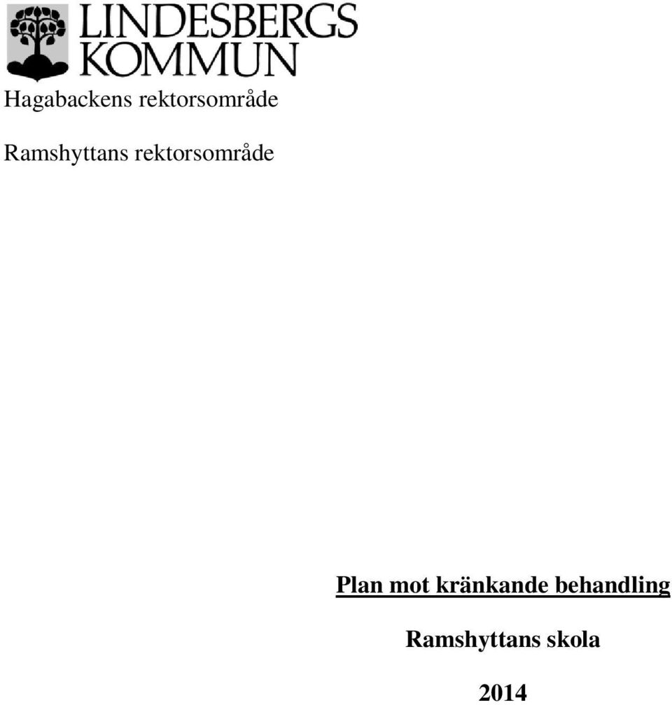 Plan mot kränkande