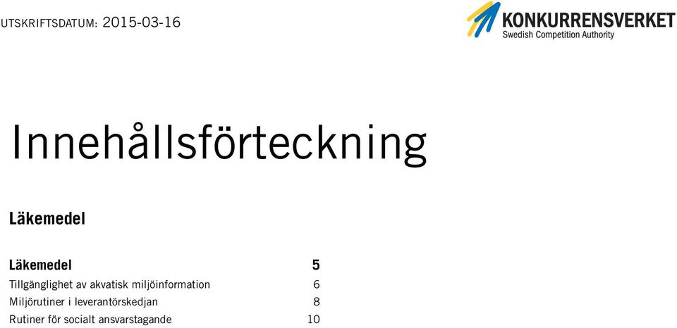 miljöinformation 6 Miljörutiner i