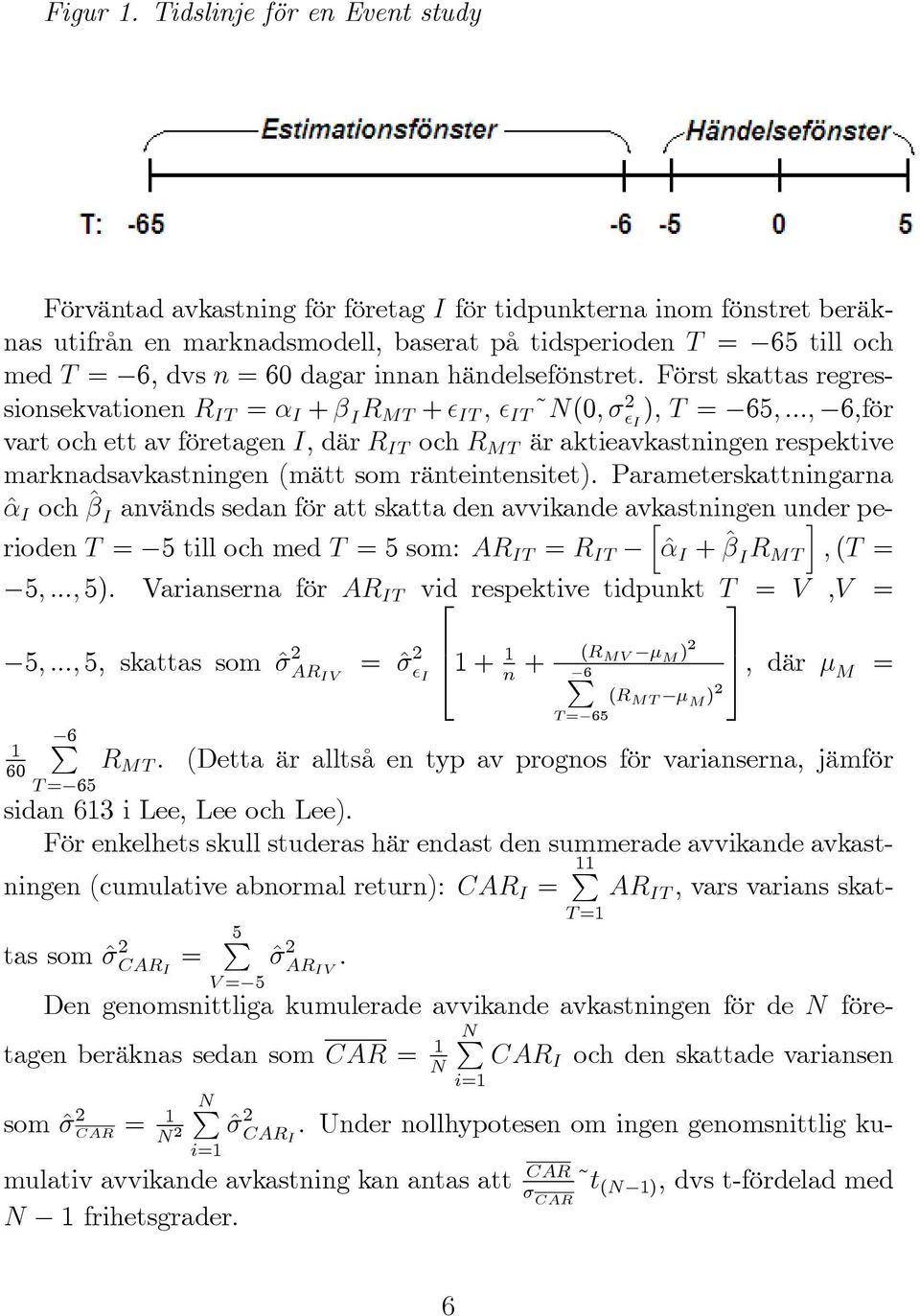 innan händelsefönstret.