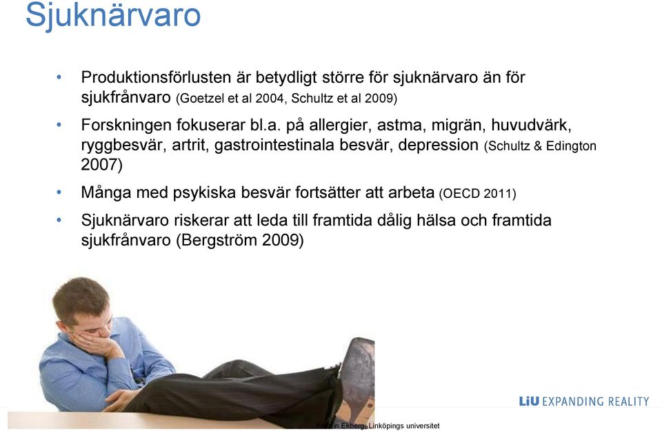 2009) Forskningen fokuserar