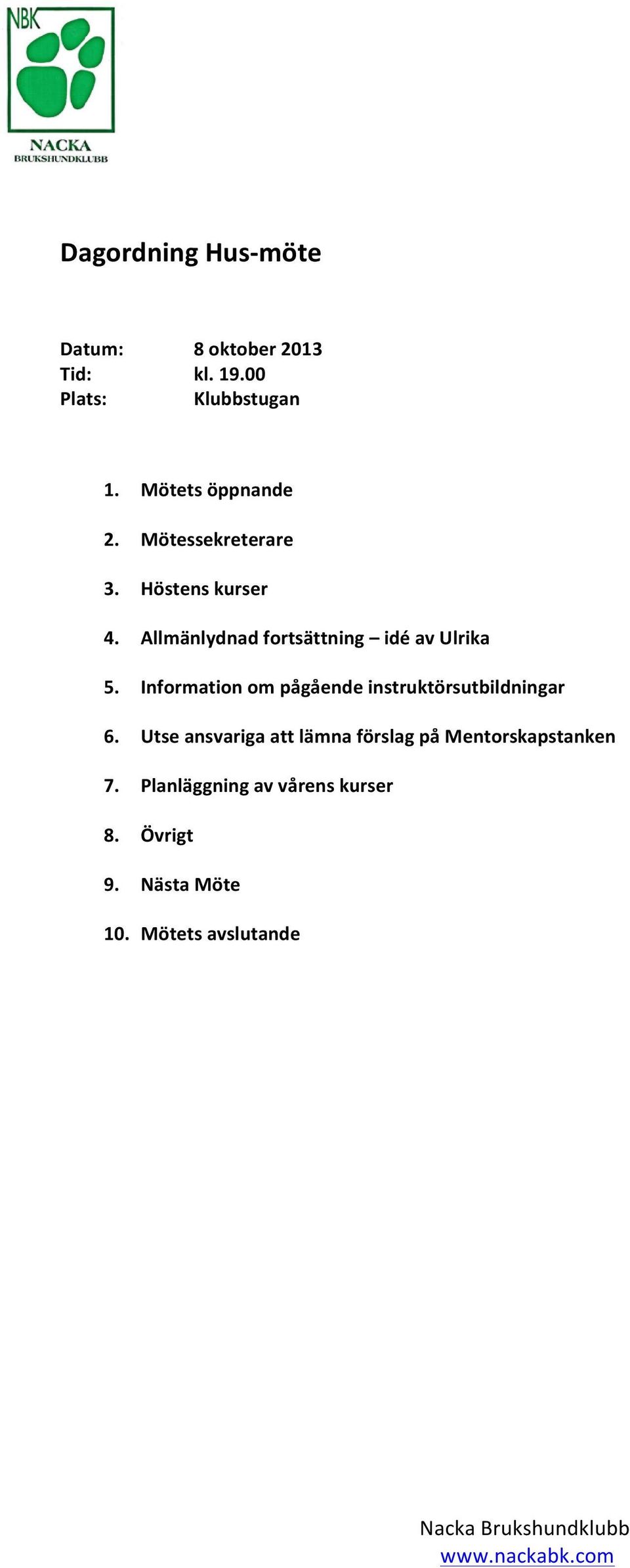Allmänlydnad fortsättning idé av Ulrika 5.