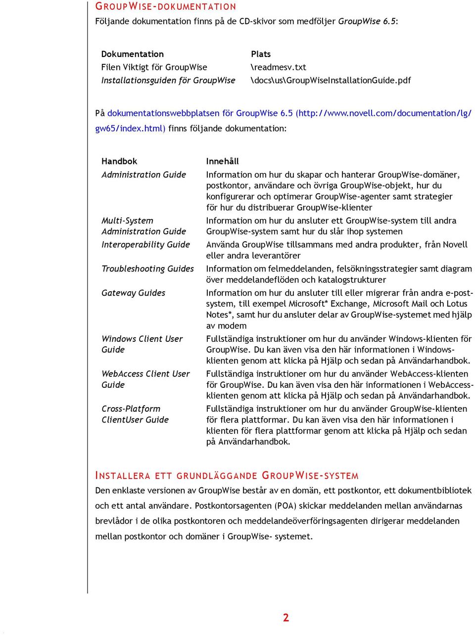 html) finns följande dokumentation: Handbok Administration Guide Multi-System Administration Guide Interoperability Guide Troubleshooting Guides Gateway Guides Windows Client User Guide WebAccess