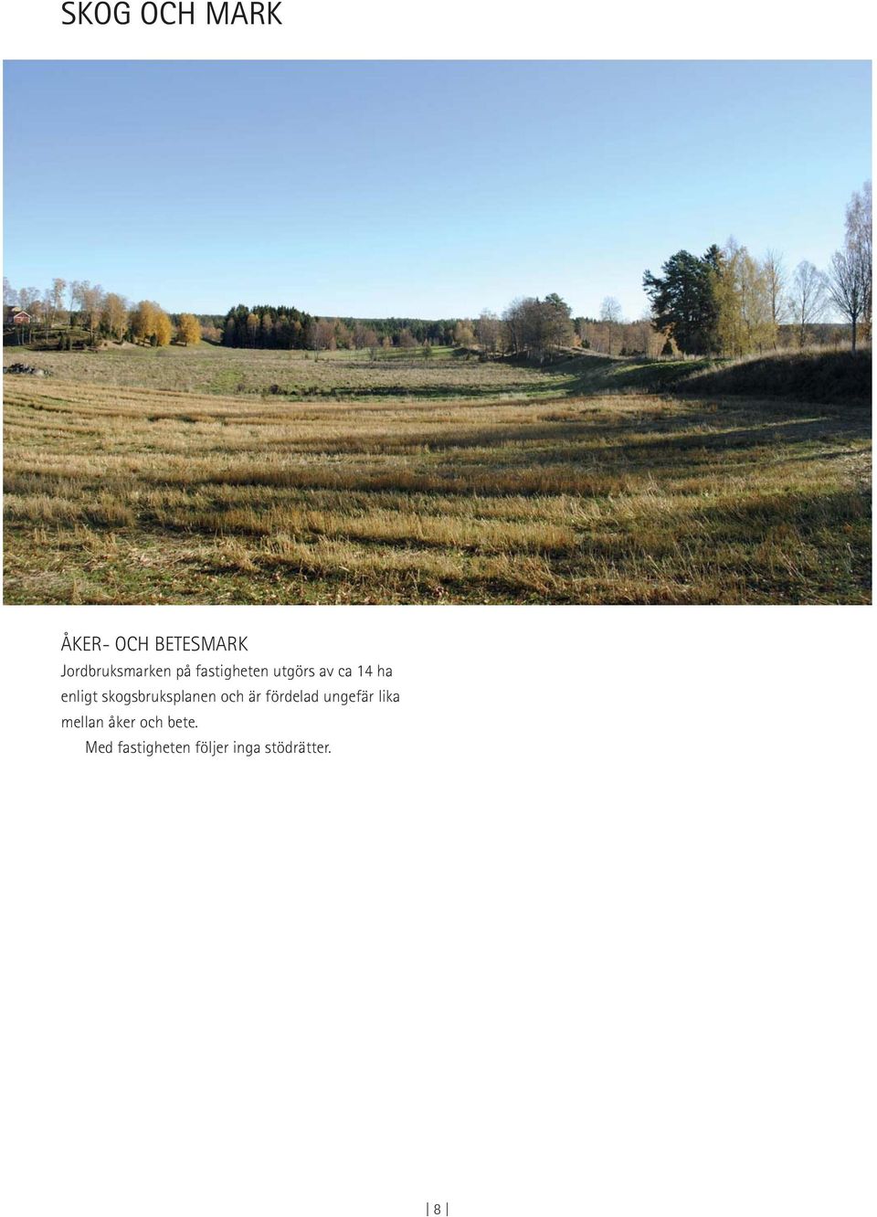 skogsbruksplanen och är fördelad ungefär lika
