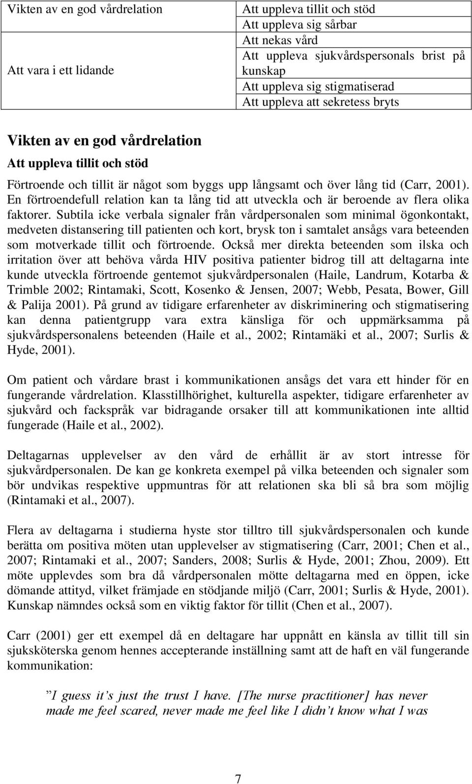 En förtroendefull relation kan ta lång tid att utveckla och är beroende av flera olika faktorer.
