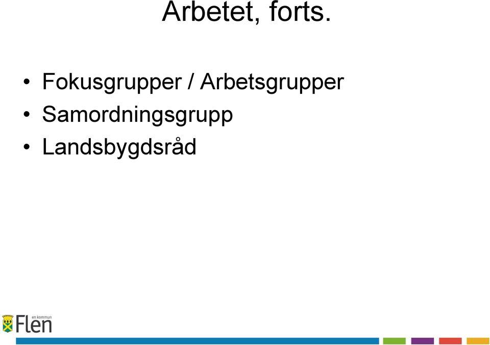 Arbetsgrupper