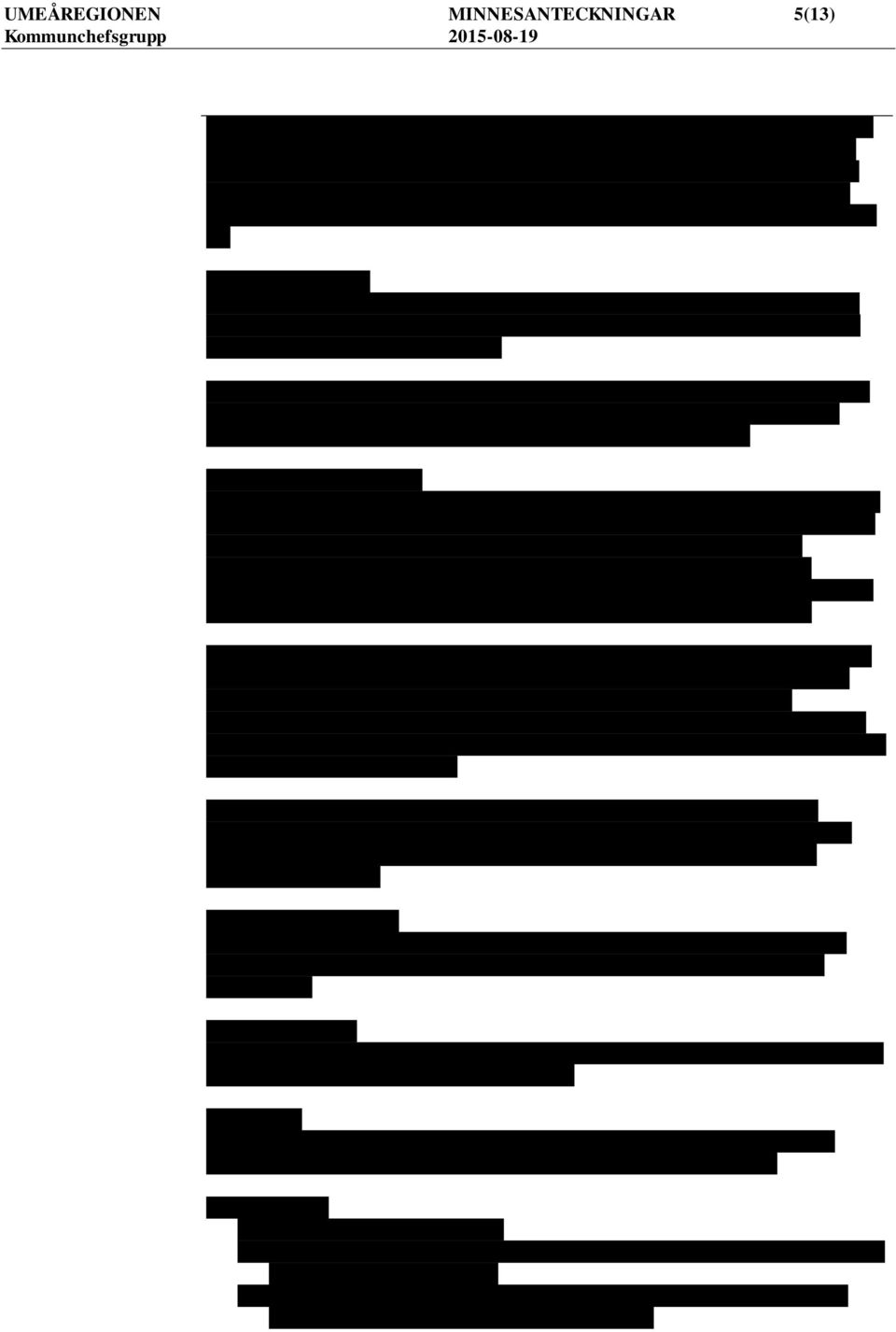 Detta underlag ska, tillsammans med underlag om kostnad fördelad utifrån lönespecifikationer, skickas till Kommunchefsgruppen senast 2015-08- 31.