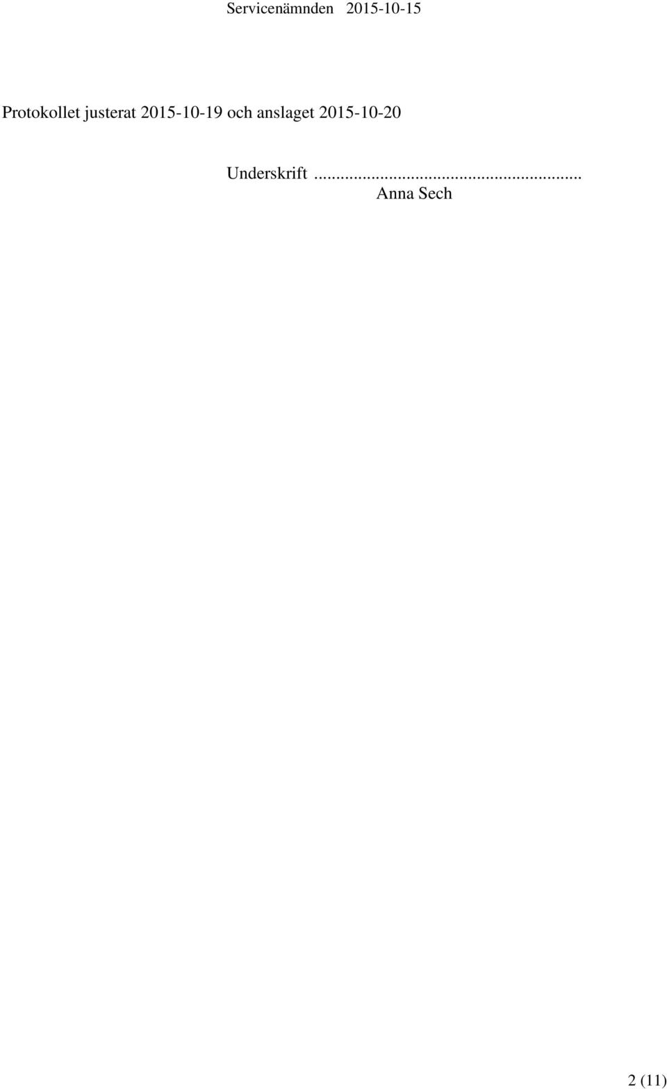 anslaget 2015-10-20