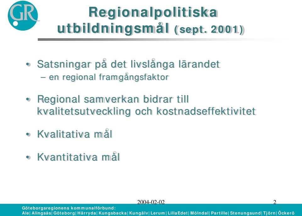 framgångsfaktor Regional samverkan bidrar till