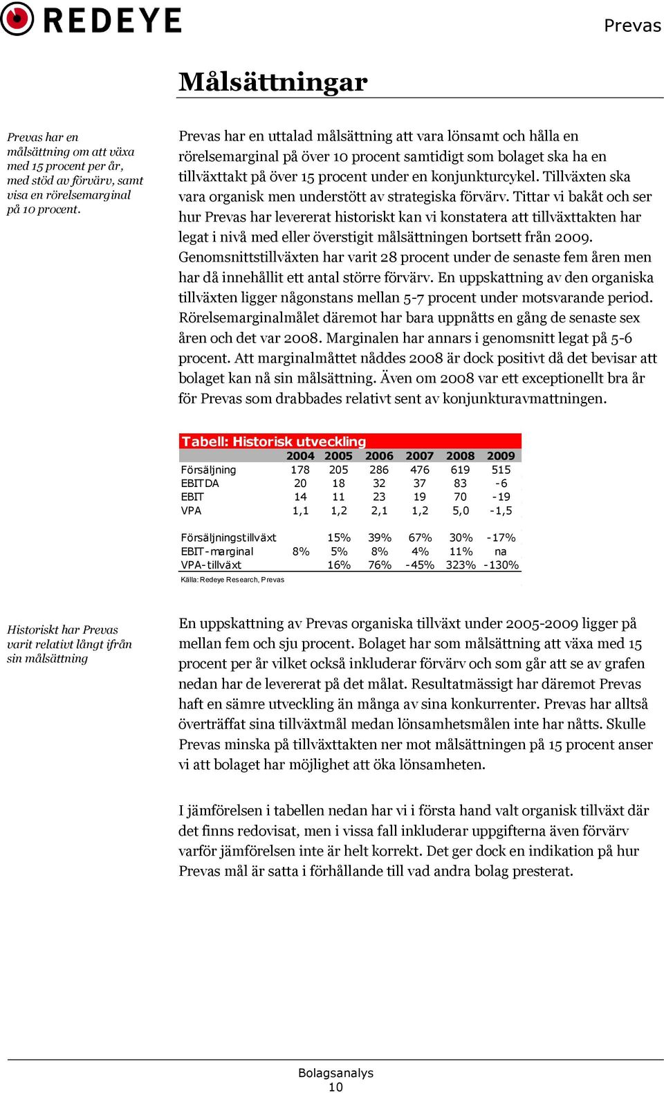 Tillväxten ska vara organisk men understött av strategiska förvärv.