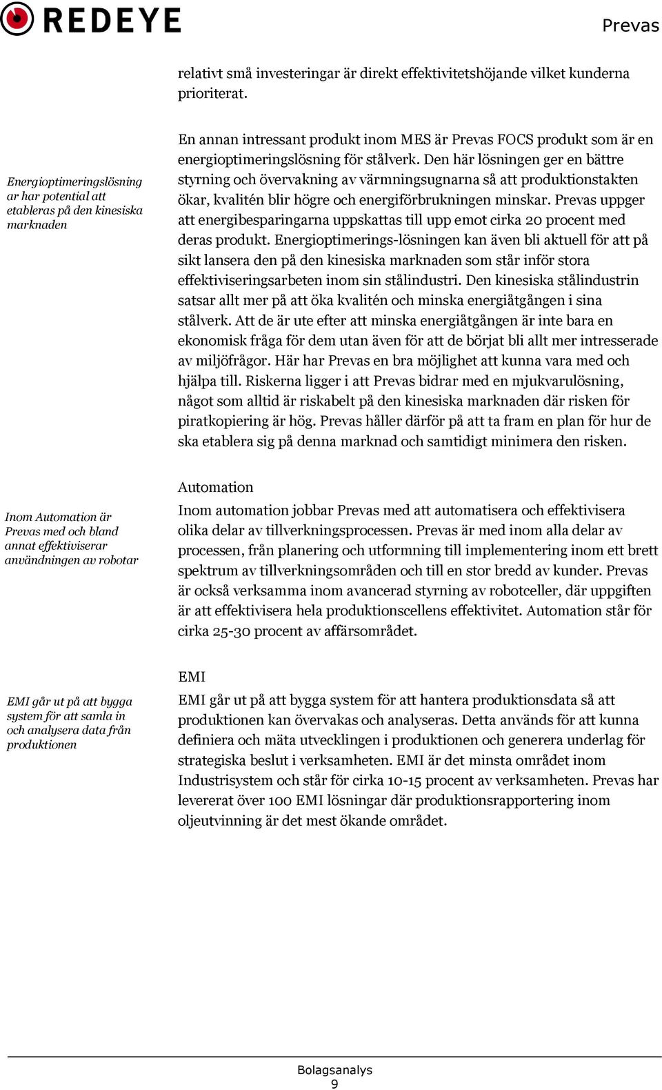 Den här lösningen ger en bättre styrning och övervakning av värmningsugnarna så att produktionstakten ökar, kvalitén blir högre och energiförbrukningen minskar.