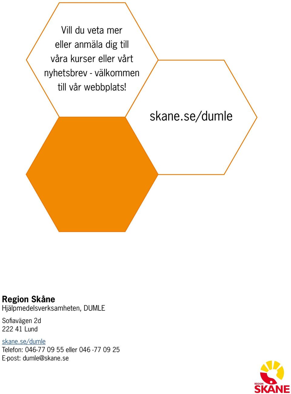 se/dumle Region Skåne Hjälpmedelsverksamheten, DUMLE Sofiavägen 2d