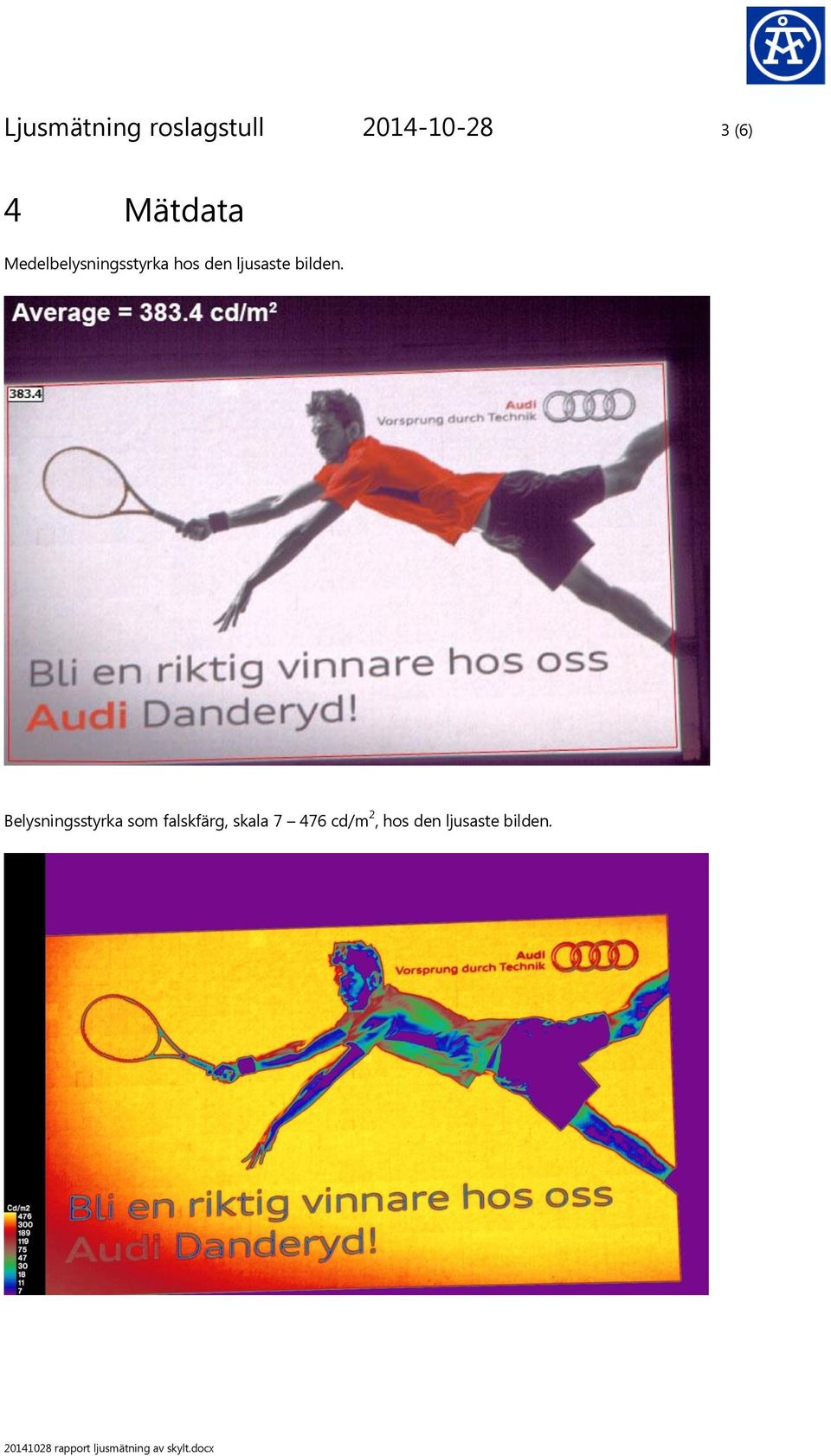ljusaste bilden.