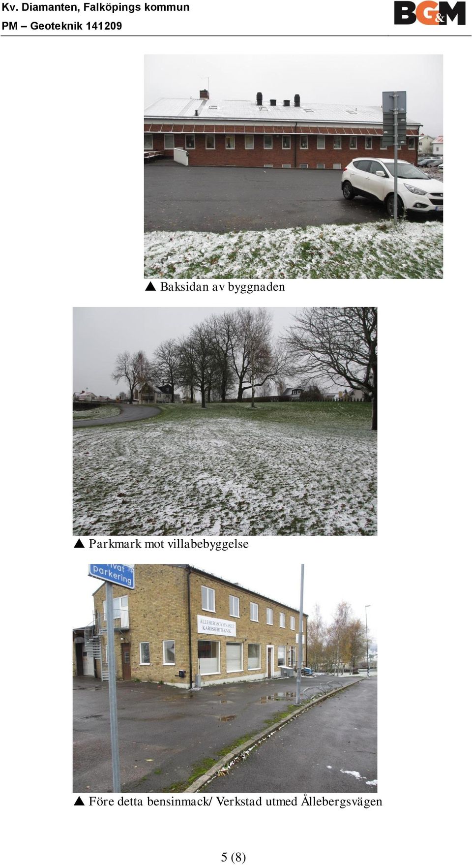 Parkmark mot villabebyggelse Före detta
