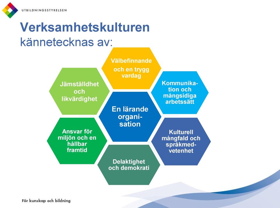 vardag Delaktighet och demokrati En lärande organisation