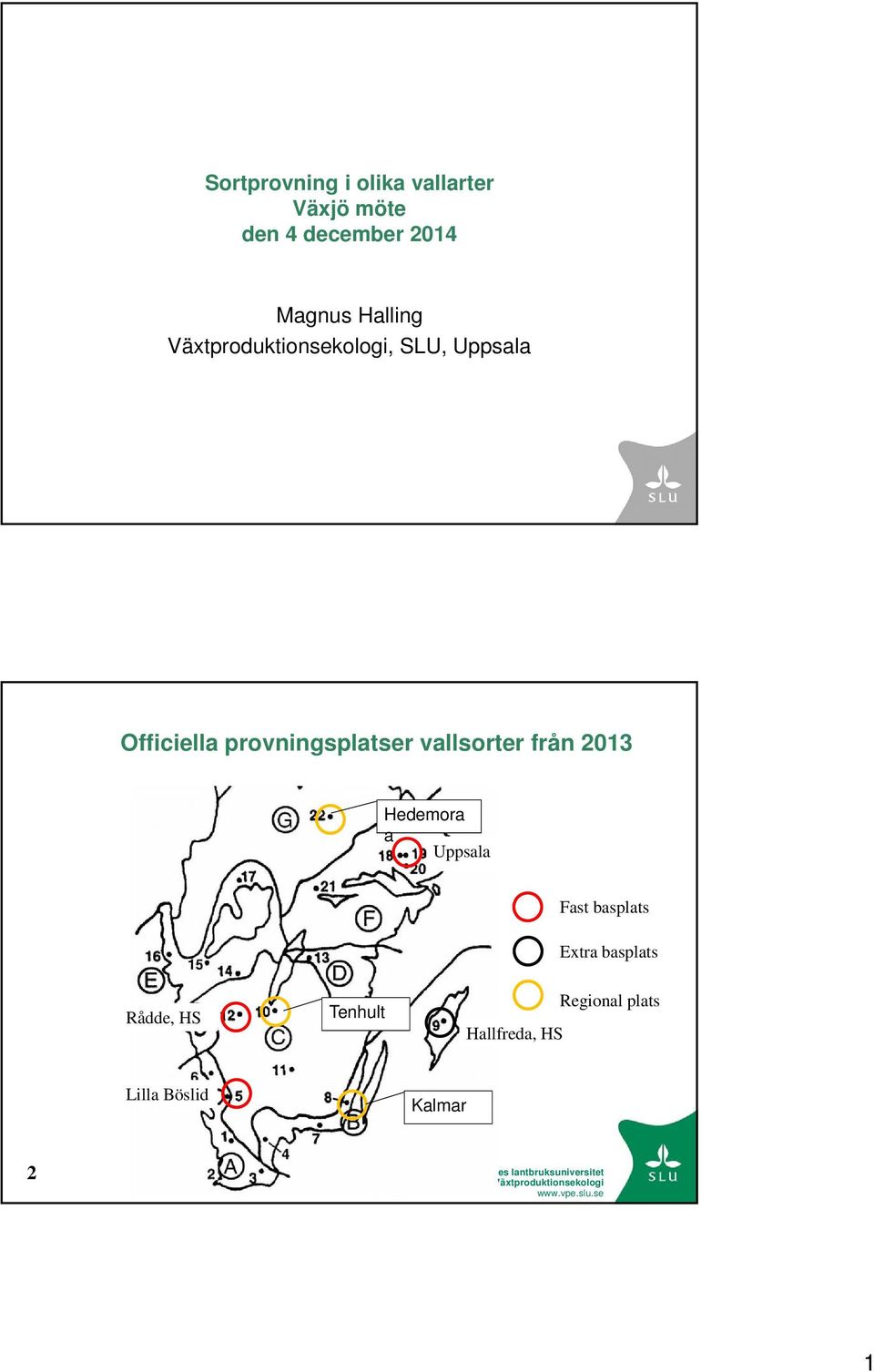 vallsorter från 2013 Hedemora a Uppsala Fast basplats Extra