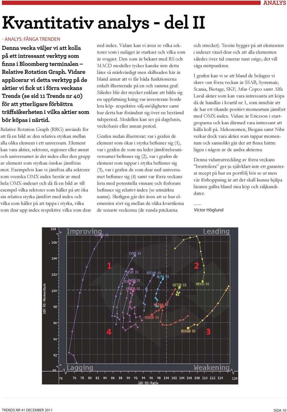 Relative Rotation Graph (RRG) används för att få en bild av den relativa styrkan mellan alla olika element i ett universum.