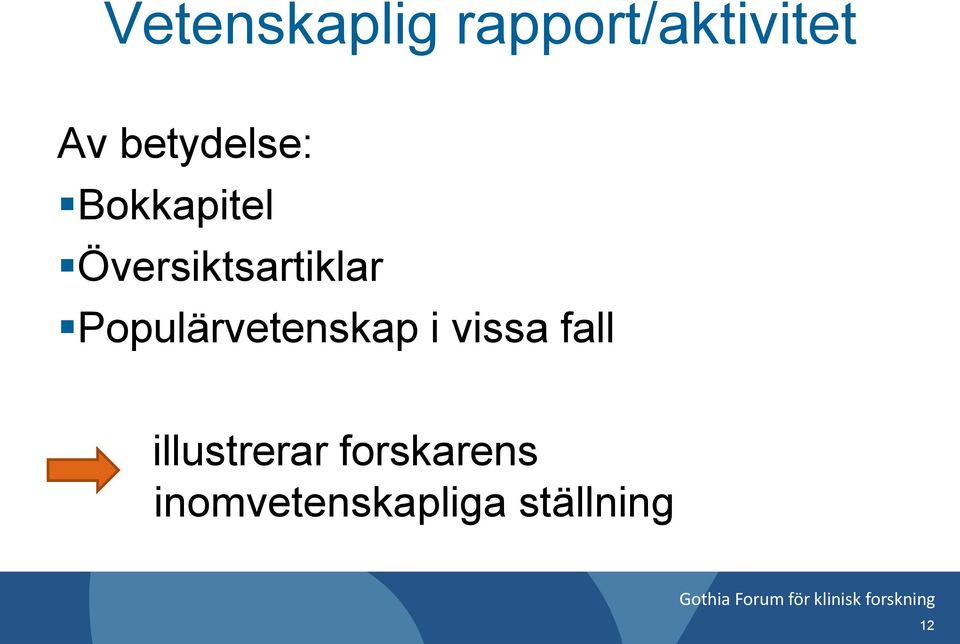 Populärvetenskap i vissa fall