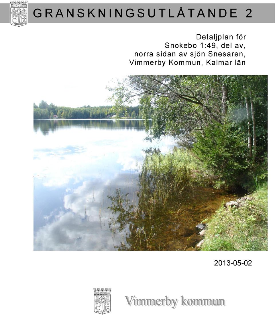 del av, norra sidan av sjön