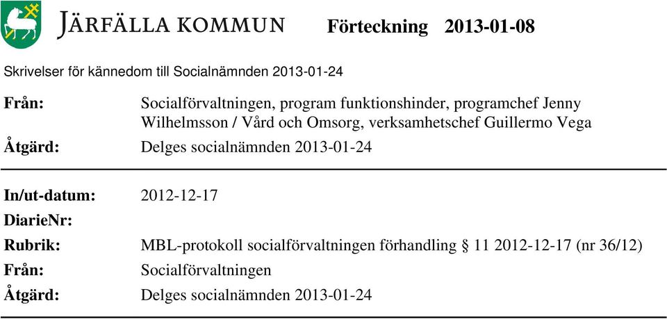 In/ut-datum: 2012-12-17 MBL-protokoll