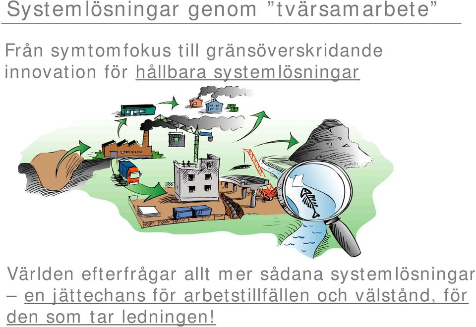 Världen efterfrågar allt mer sådana systemlösningar en